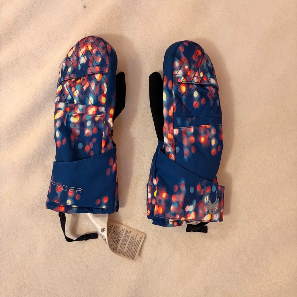 Syder blue confetti winter 🥶 Mittens